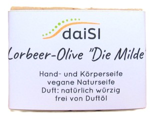Naturseife Lorbeer-Olive "Die Milde"  60g