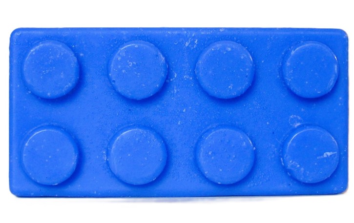 Kinderseife "soapy bricks" blau 80g