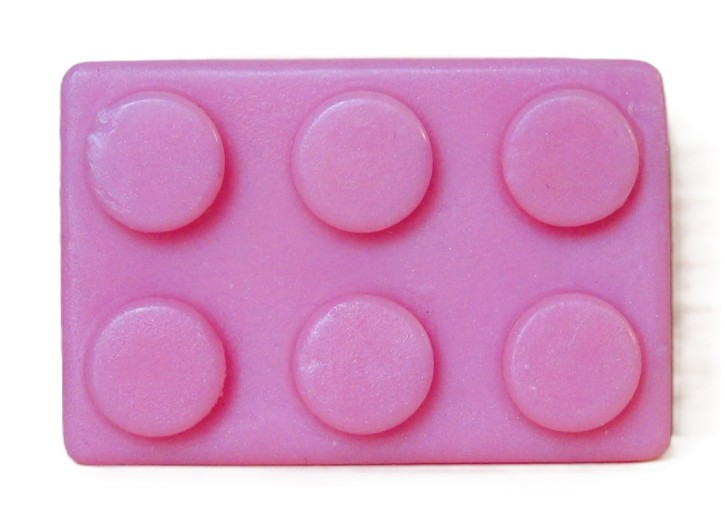 Kinderseife "soapy bricks" pink 60g